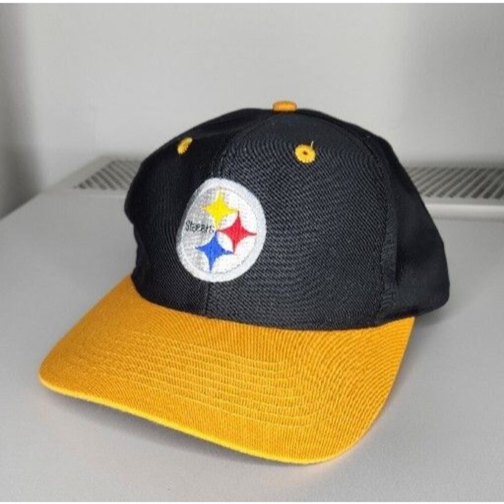 Vintage Logo 7 Pittsburgh Steelers Snapback Hat NFL